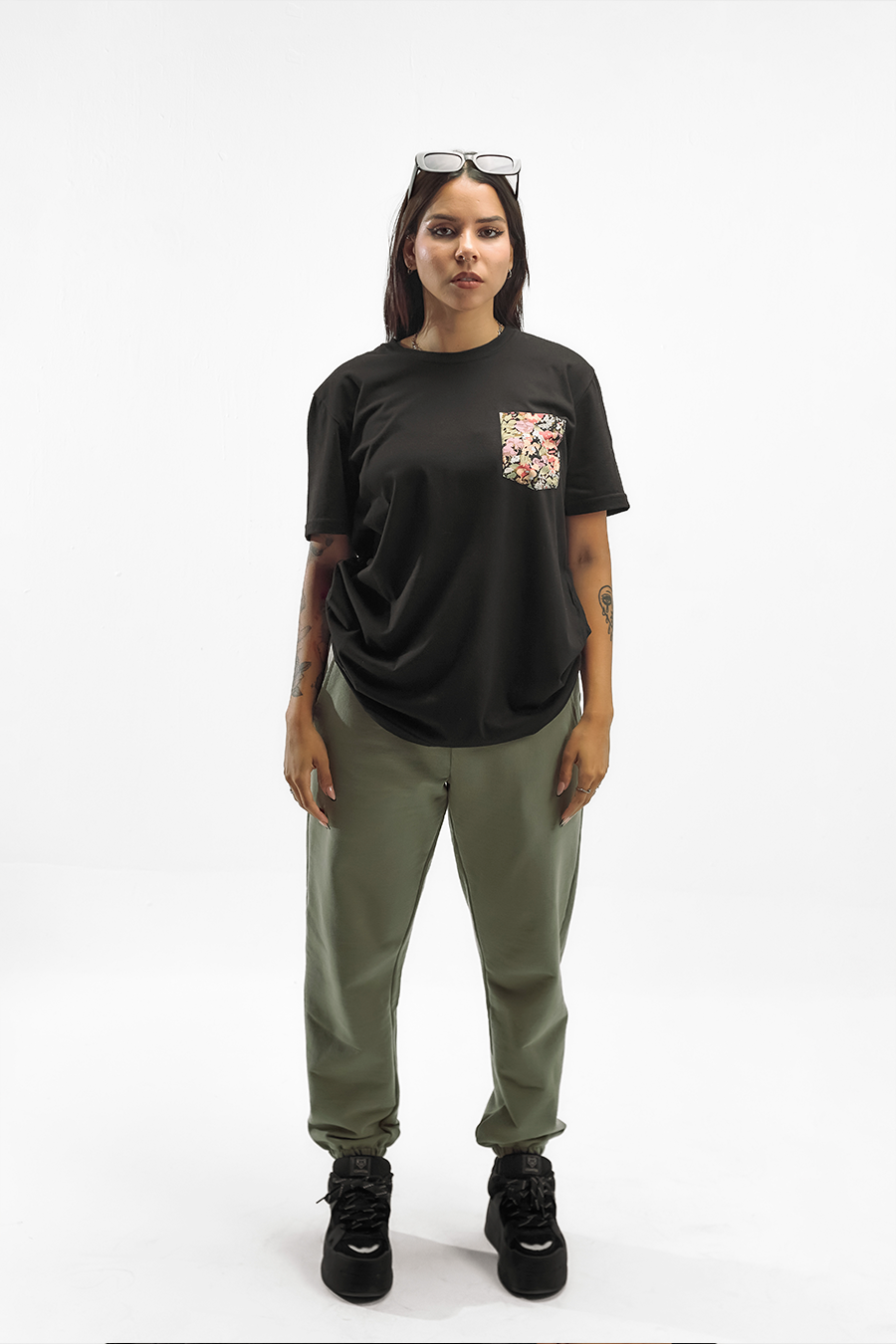 Paint Pocket Tee - Negro