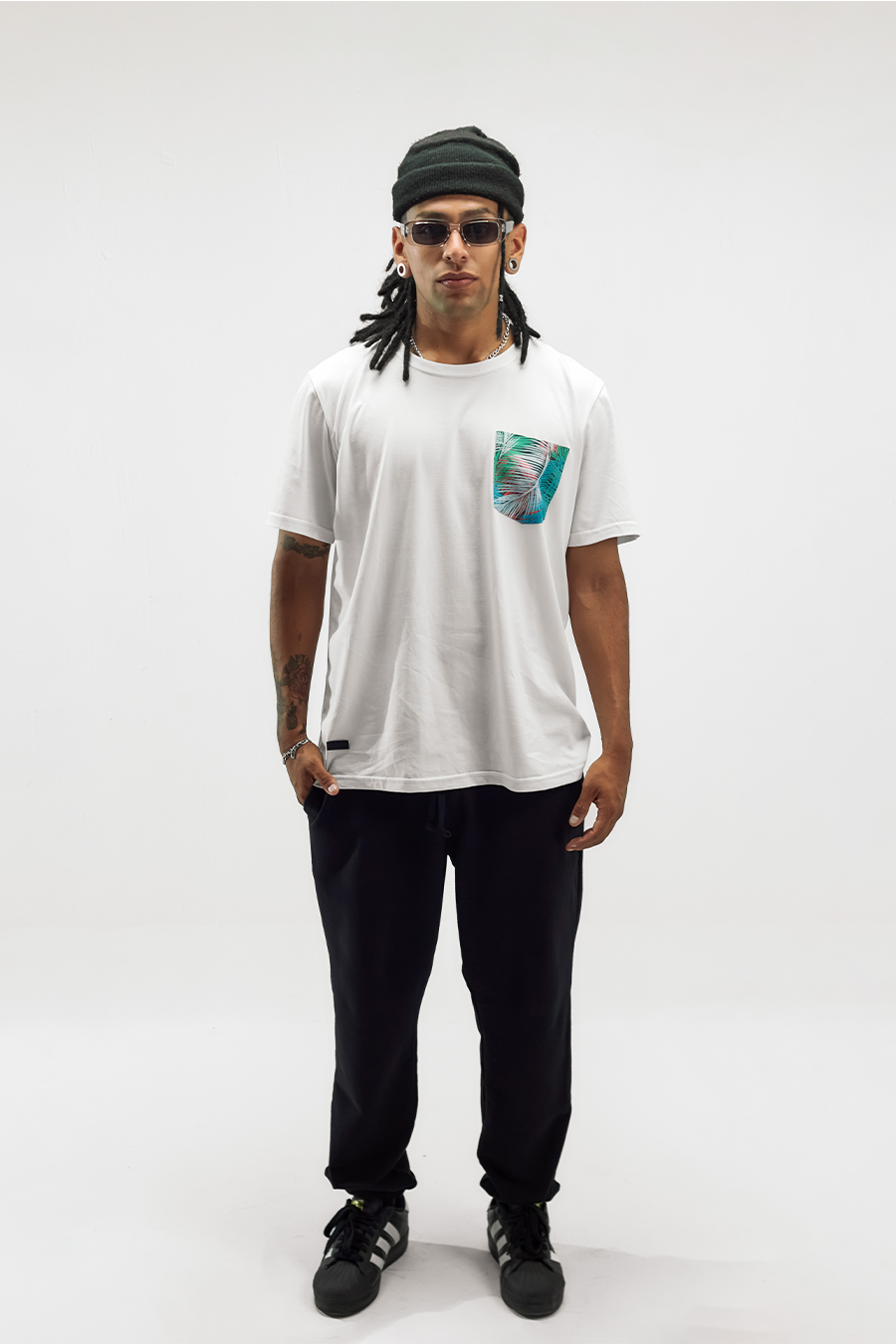 Branch Pocket Tee - Blanco