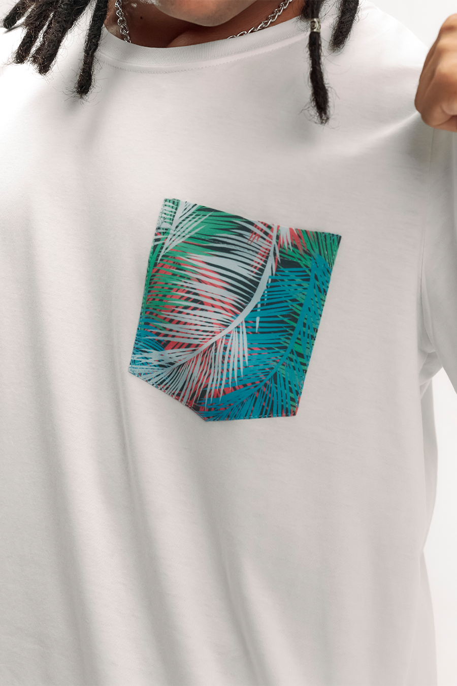 Branch Pocket Tee - Blanco