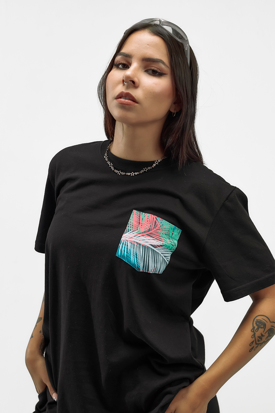 Branch Pocket Tee - Negro