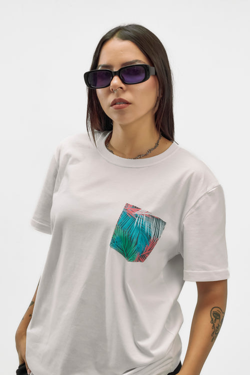 Branch Pocket Tee - Blanco
